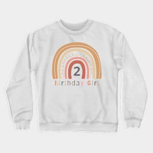 Birthday Girl's 2nd Year! Crewneck Sweatshirt